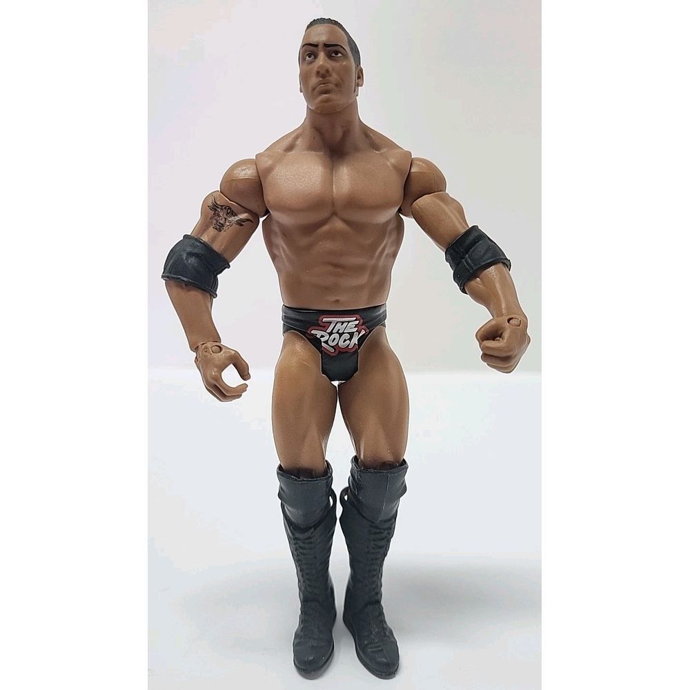 2010 Mattel WWE Action Figure The Rock Toy Wrestling Kids‎